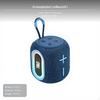 10-ваттная Bluetooth-колонка, портативная беспроводная с басами, карта TF, USB, для улицы, черный, упаковка 1