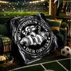 Welcome To The Realm Of Onkelz Blanket Flannel Throw for Sofa, Indoor, Camping, Living Room, Office, Chair, And Bed Soft Birthday Gift