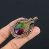 Rainbow Solar Quartz 999 Copper Wire Wrapped Pendant, Handmade Gemstone Pendant Jewelry, Gifts For Wife Brand New Pendant
