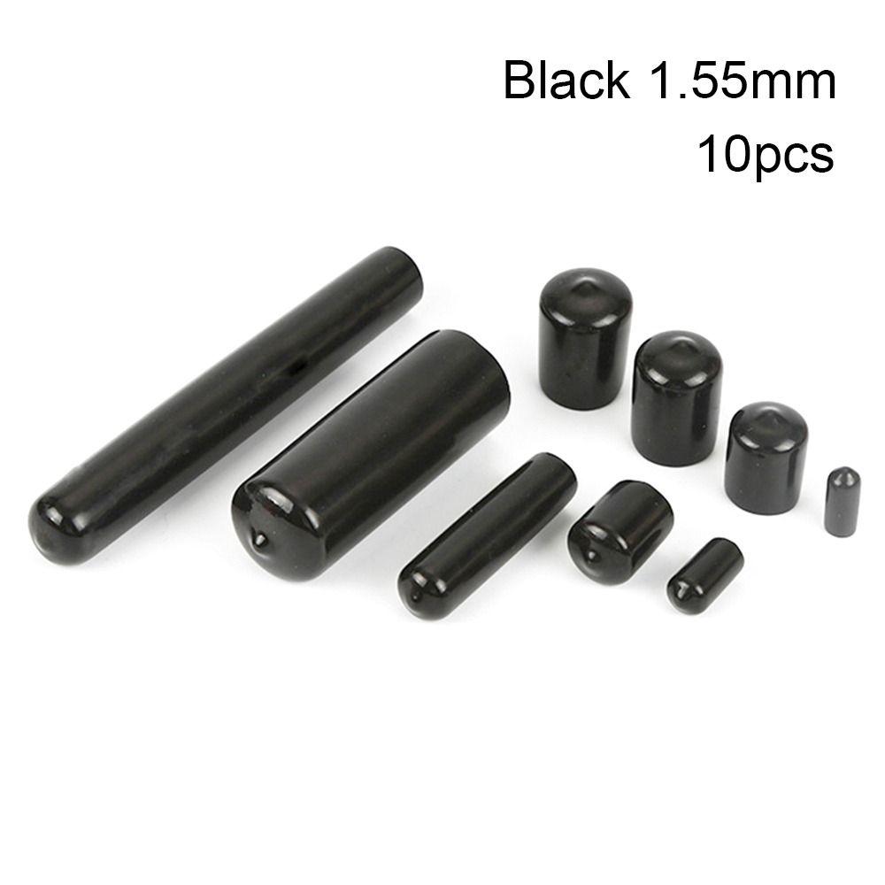 10pcs Durable Protective Lid Silicone Nut Seal Sleeve Stopper Plug Thread Protection Rubber Cap