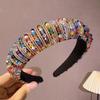 Retro Beaded Baroque Crystal Headband for Women