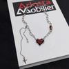 Ожерелье для женщин Sweet Cool Girl Punk Heart Chain Cuisine Jewelry ARI