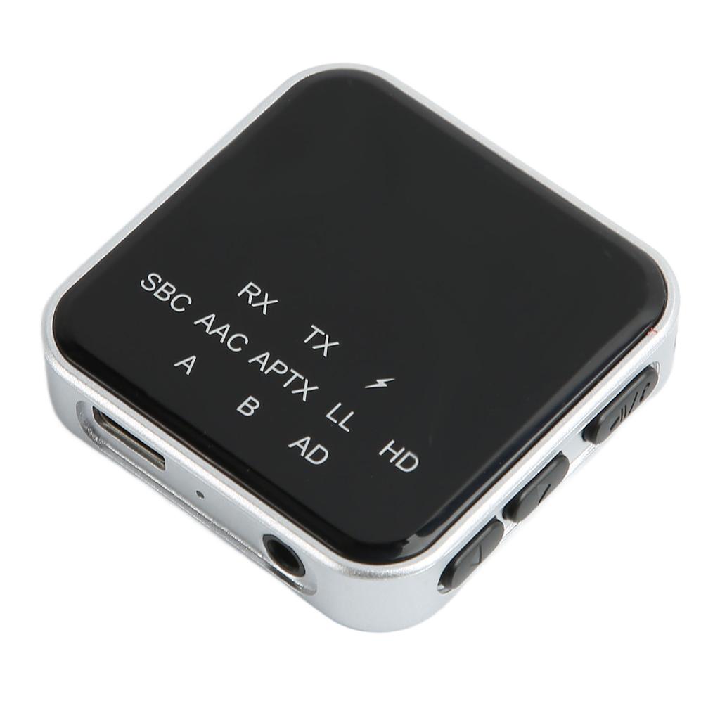 Bluetooth Transmitter Receiver Multifunction Low Latency 2 in 1 Bluetooth Adapter with 3.5mm AUX Interface for TV PC