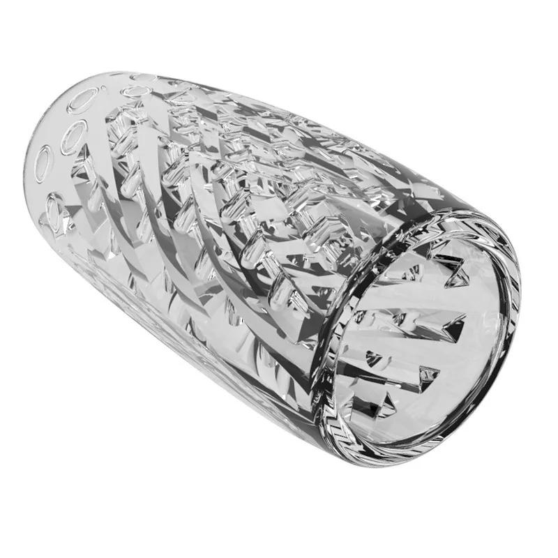 9 см прозрачный мужской мастурбатор искусственная киска вагинальный для мужчин 18 головок сосание пениса насос шипы тренажер секс-игрушки эротические