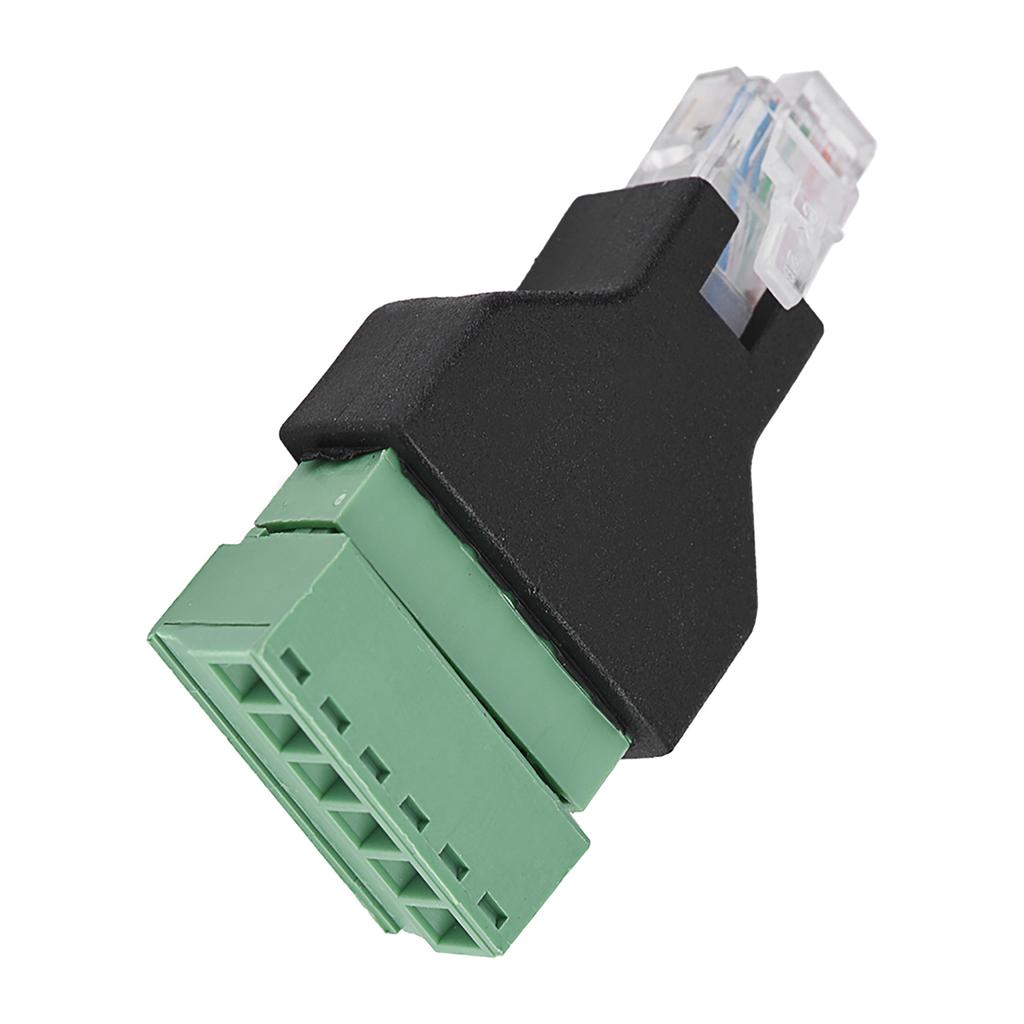 1Pcs Ethernet RJ12 6P6C Male To 6 Pin Screw Terminals Adapter Connector