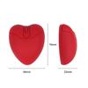 Cute Wireless Bluetooth Quiet Dual Bluetooth Compatible with and Gift for Kids and Red Heart-Shaped Mouse, Design, Battery-Operated, Lightweight,