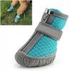 Сетчатая обувь для домашних собак, прочная, дышащая, с мягкой подошвой, светоотражающая, ботинки для маленьких собак, для ходьбы, лазания, кроссовки для собак, обувь для кошек