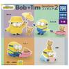 Minions Bob Tim Goodtime Figures 2 Set of Gachapon Capsule Toy + [Complete 4]