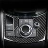 Интерьер из углеродного волокна для Mazda CX-5 CX5 2017 2018, электронная ручка ручного тормоза, кнопка, крышка панели, наклейка, аксессуары, Voiture