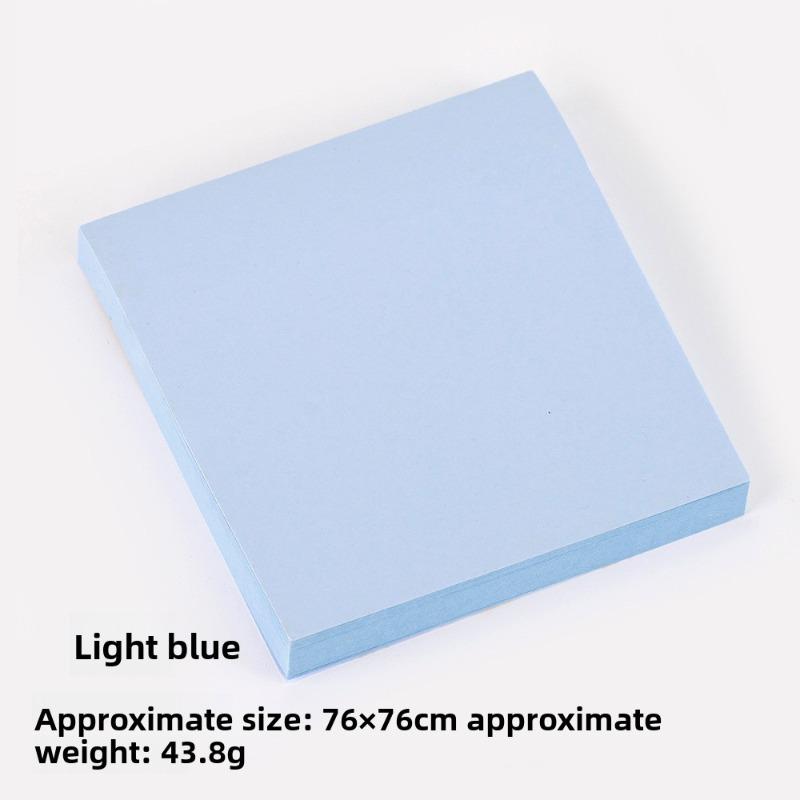 Colorful Sticky Notes, High-adhesion Office Tear-off Stickers, Cute Student Message and Note-taking Notebook