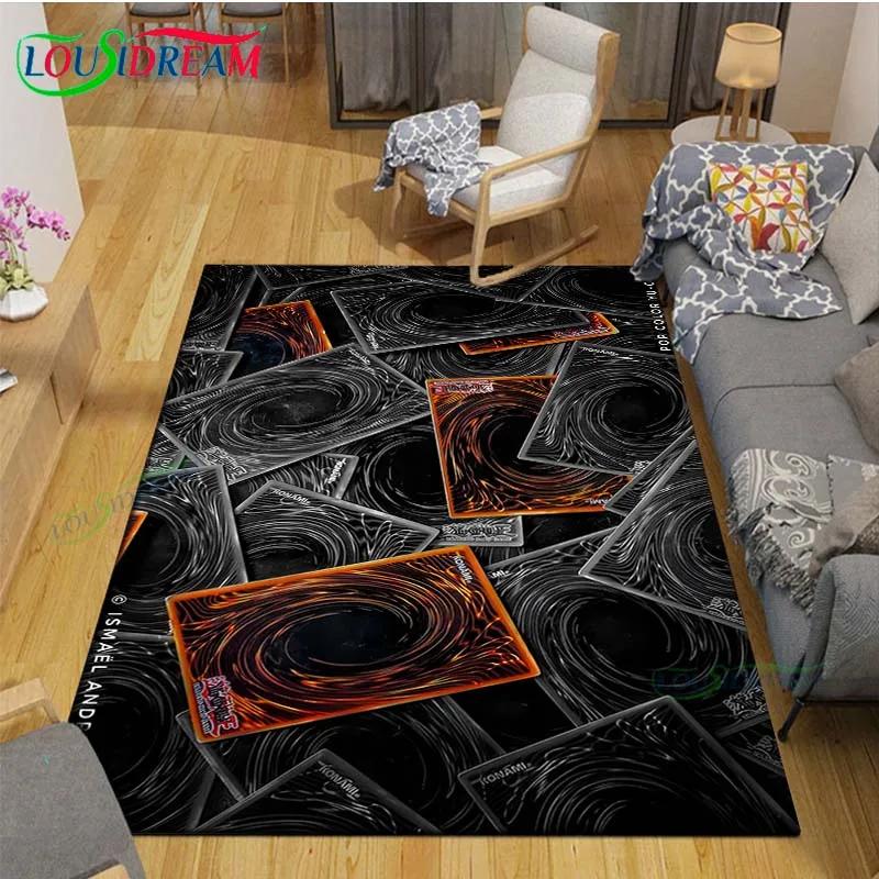 3D Famous Card Games Y-Yu-Gi-Oh  Carpet for Living Room Home Sofa Decoration,Children Game Decor Floor Mat Yoga Mat Large Carpet