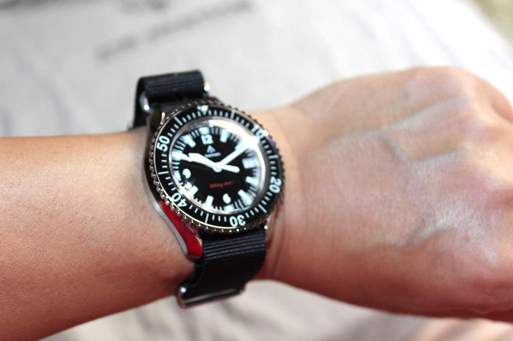 Часы Военные часы ВОЕННО-МОРСКИЕ ЧАСЫ Автоматические ROYAL Military Diver TYPE [Военно-морская компания] MIL.-05 SV/BK