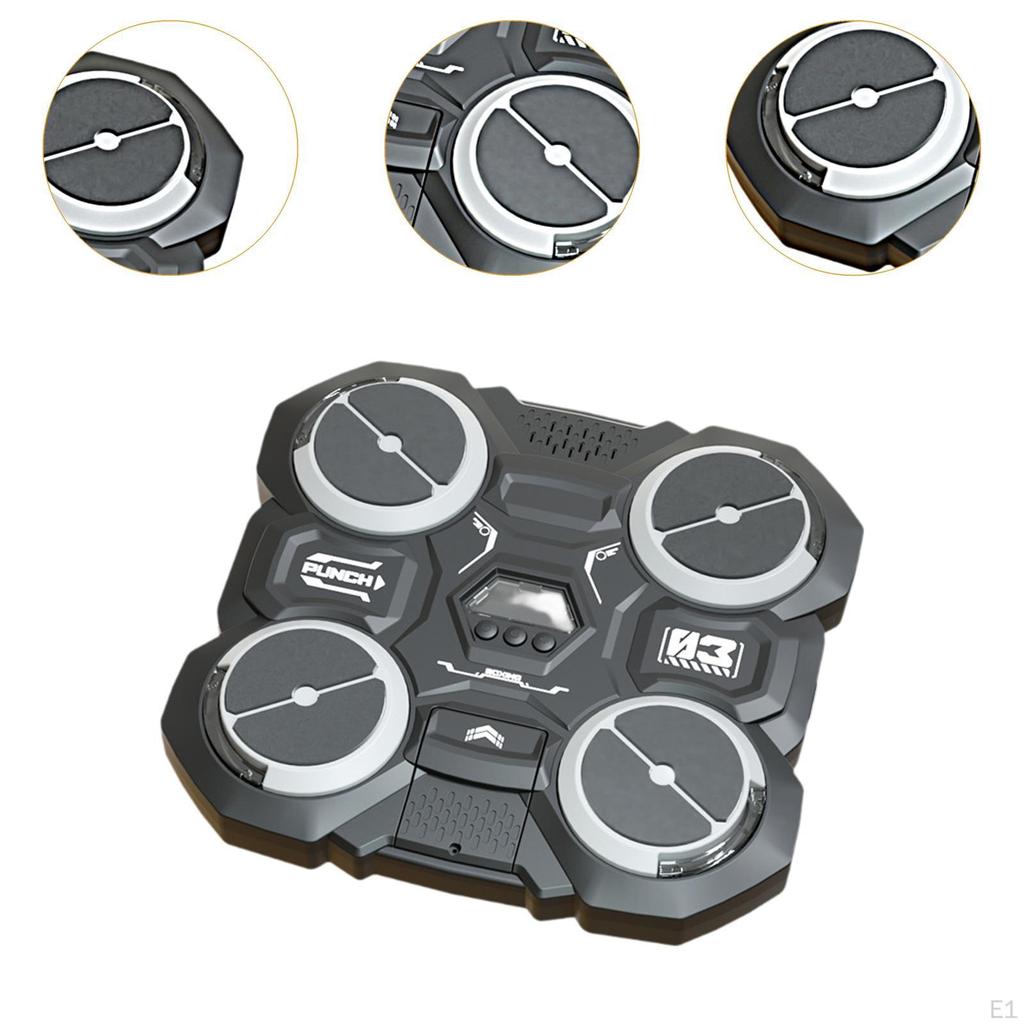 Smart Boxing Machine with Gloves Wall Mount Lighted Training Equipment Music