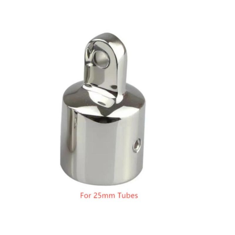 20mm 22mm 25mm 316 Stainless Steel Boat Bimini Top Eye End Cap Marine Hardware Boat Accessories Fitting for Canopy Frame