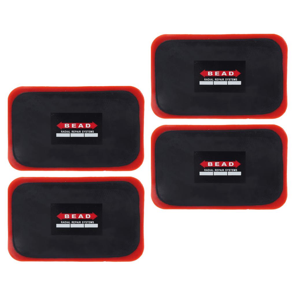 10Pcs Tire Patch 80 X 130mm Rubber Thickened Rectangle Strong Adhesive Tire Tube Repair Patch for