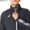 Training Wear Tricot Breaker Jacket 2031E745 Performance Black X Brilliant White M [ASICS] Men's