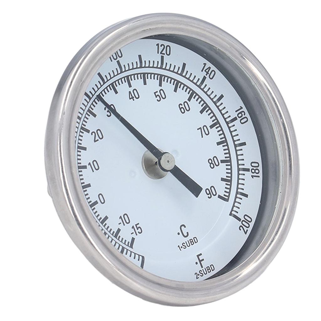 Биметаллический термометр G1/2 304 нержавеющая сталь ?15 градусов C До 90 градусов C 83 мм Диаметр Высокая Точность Гриль