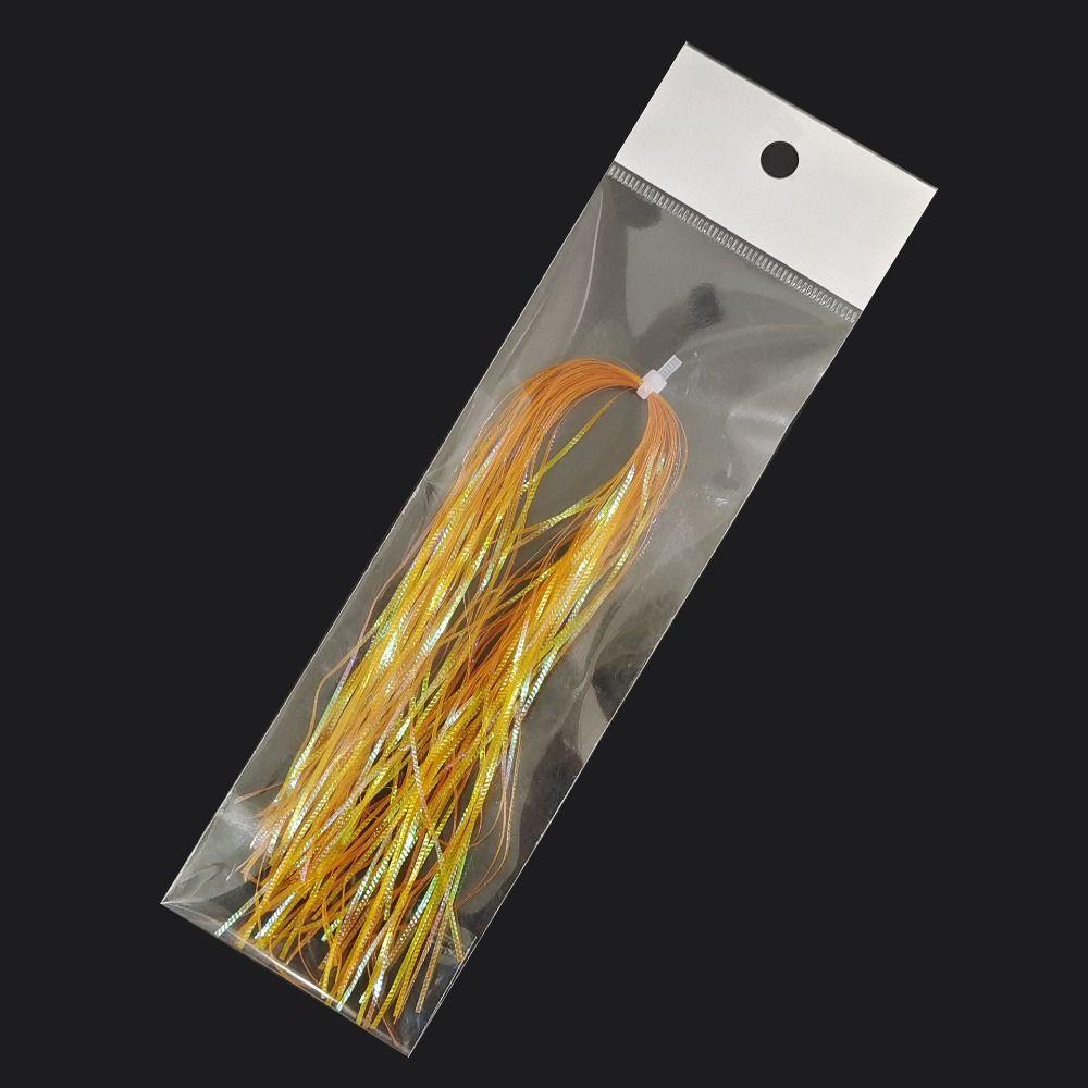 Рыбья чешуя Голографическая мишура яркие волокна Материал для изготовления приманок Материалы для вязания мушек