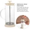 Ручной вспениватель молока Кофейный бар Вспениватель молока с технологией прессования пены, Ручной вспениватель молока, Ручной кример для молока, Поршневой вспениватель, Ручной вспениватель молока