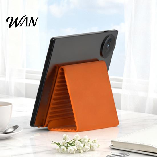 Ergonomic Phone Holder Mobile 360-Degree Flexible Silicone Stand Foldable Anti-Slip Bendable Tablet Laptop for Travel Office Desk Bed Use