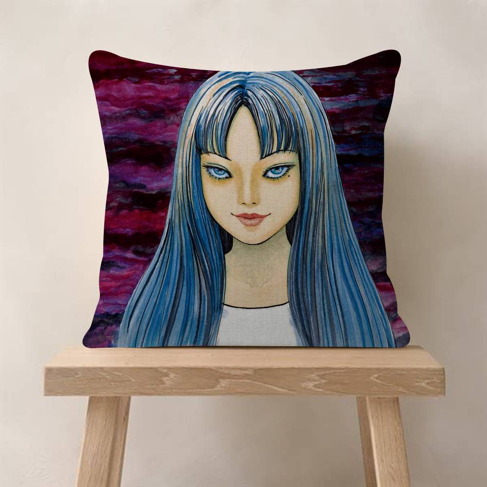 Japan Anime JJunji Horror Ito pillow cover sofa cushion cover home room decoration children gift