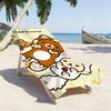 Мультяшный Милый R-Rilakkuma-S Милое Полотенце Спортивное Быстросохнущее Туристическое Снаряжение для Кемпинга Пескостойкое Мягкое Легкое Большое Пляжное Полотенце