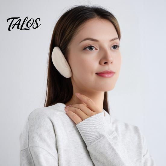 Compact Earmuffs 1 Pair Winter Warm Flannel Lightweight Design Portable Fine Edge Versatile Accessory Foldable