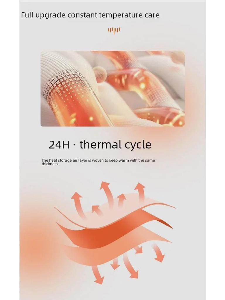 Женское немецкое бархатное бесшовное термобелье: Самонагревающаяся, теплая рубашка из плотного бархата с длинным рукавом для осени/зимы, большой размер.