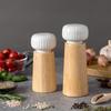 Oak Pepper Salt Grinder Nordic Style Spice Grinder Kitchen Seasoning Tools Pepper Mill  Restaurant