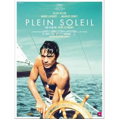 PLEIN SOLEIL Affiche Cinéma Originale Roulée Petit формат 53x40 см Постер фильма Ален Делон Мари Лафоре