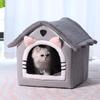 Домик для кошачьей кровати, полузакрытое гнездо для маленьких собак, котят, щенков, кошек