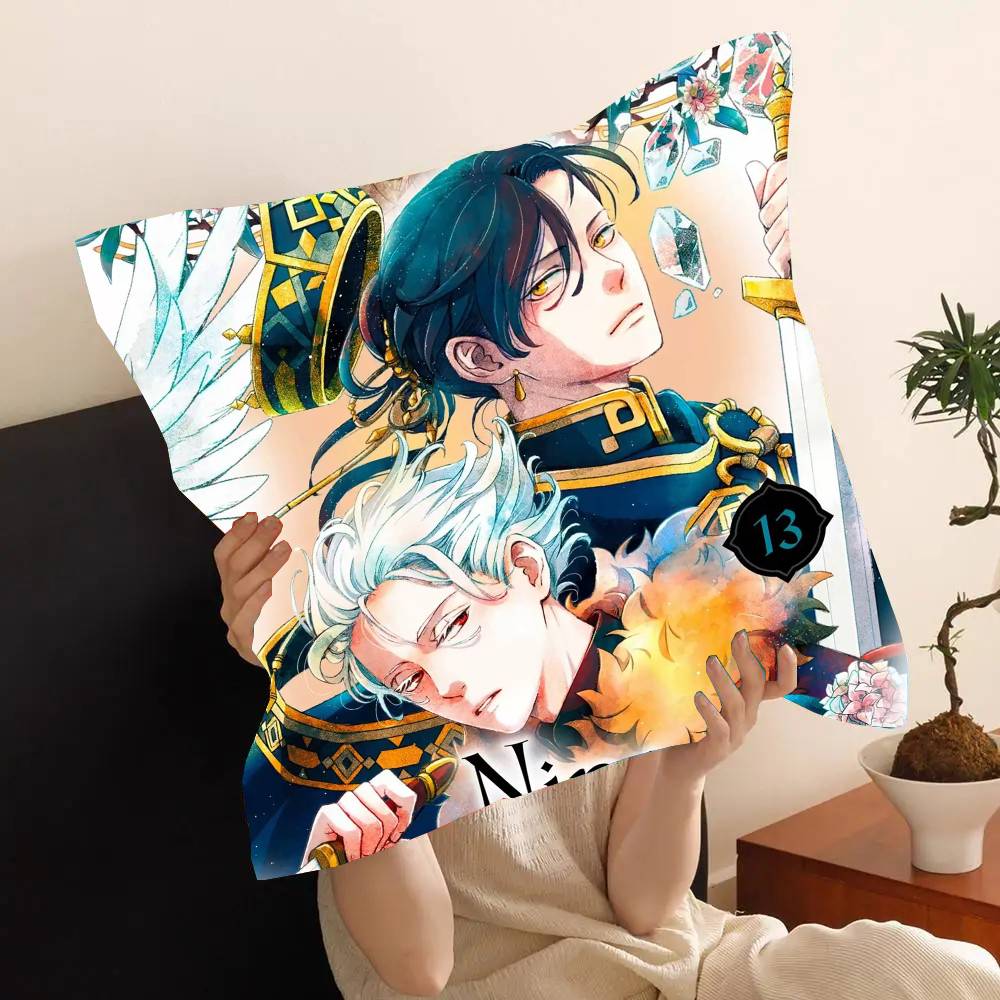 Anime Nina The Starry Bride Pillow Case Fashion Square Pillowcase Bedroom Sofa Room Ins Decoration Leisure