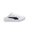 (w) Bari Mule Velcro White