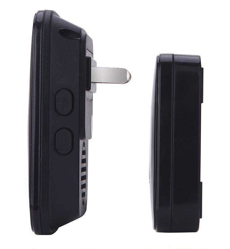 Беспроводной дверной звонок A10 с цифровой музыкой переменного тока, пультом дистанционного управления большой дальности и пейджером для вызова пожилых людей.