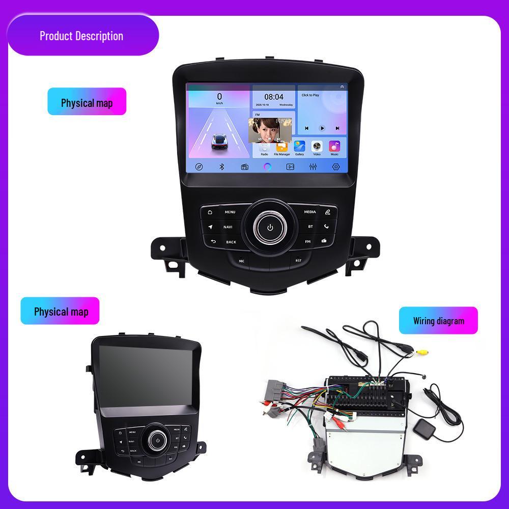 Совместимая 8-дюймовая Android-навигация для Cruze - Беспроводной CarPlay и Bluetooth с HD-камерой заднего вида.