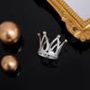 Mini Crystal Princess Crown Cake Topper for Girls' Birthday Dress-up