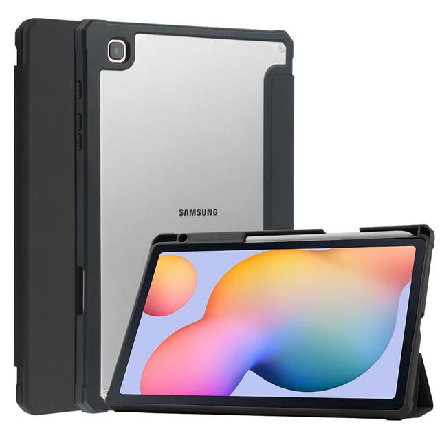 Чехол для Samsung Tab S6 Lite Tab 10,4 "11" S8 + S7 FE 12,4 "с автоматическим пробуждением и держателем для карандашей для сна, чехол для планшета