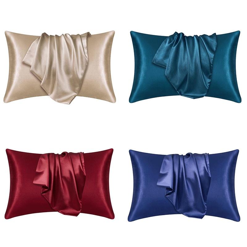 1/2/4pcs 100% Natural Mulberry Silk Pillow Case Real Silk Protect Hair Skin Pillowcase Any Size Customized Bedding Pillow Cover