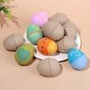 Adorable Easter Paper Eggs Blank Paper Pulp Egg Happy Easter Decor DIY Easter Eggs  Party Favors