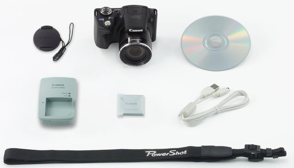 Canon PowerShot SX500IS Digital approximately 16 30x optical black Camera, megapixels, zoom, (PSSX500IS)