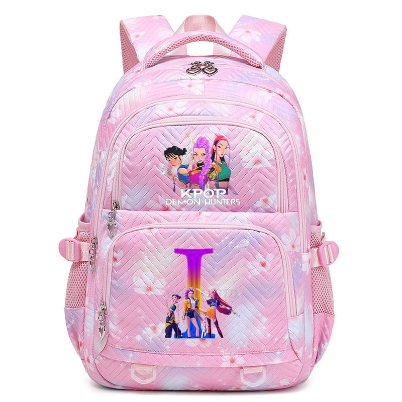 Детский Девочки Kpop Руми Зои Мира Буквы Печатный Студенческий Школьный Рюкзак Водонепроницаемый Рюкзак