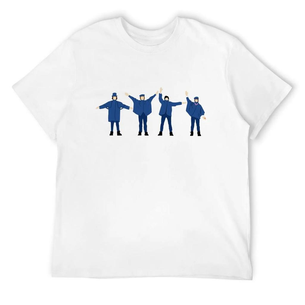 Помощь Футболка Аниме Одежда Милые топы Простые мужские рубашки Графическая футболка