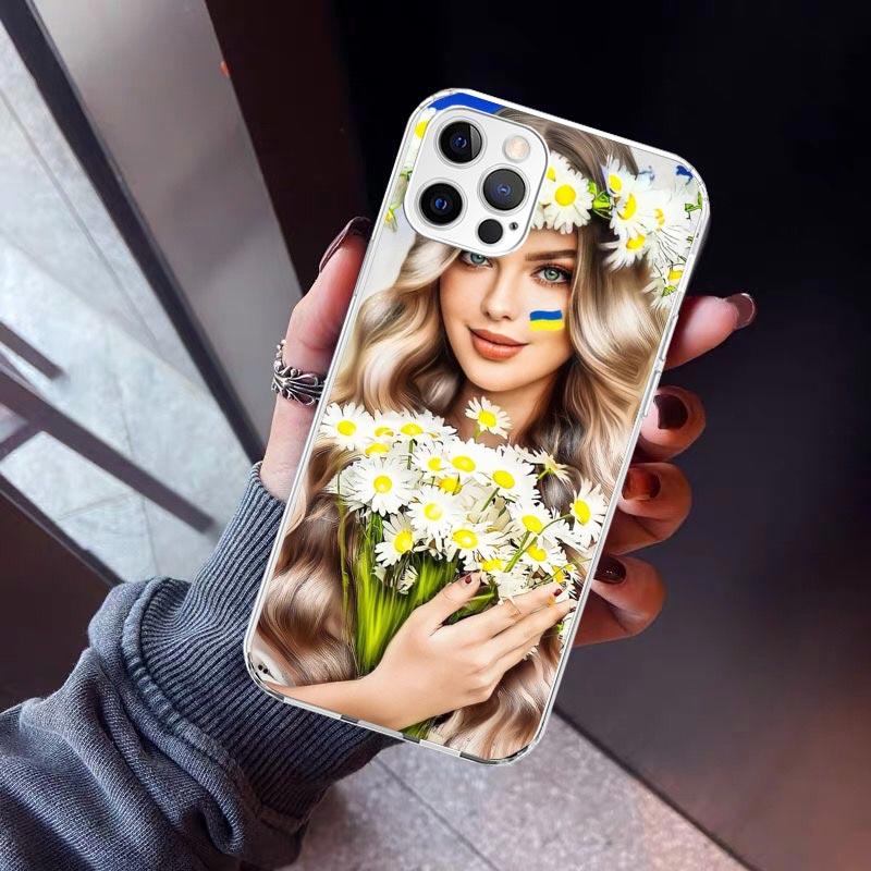 Ukraine Ukrainian Girl Phone Case For iPhone 17 Air 11 13 Mini 14 15 Plus 16 12 Pro Max 16E SE 7 8 Pattern Soft TPU Back Cover