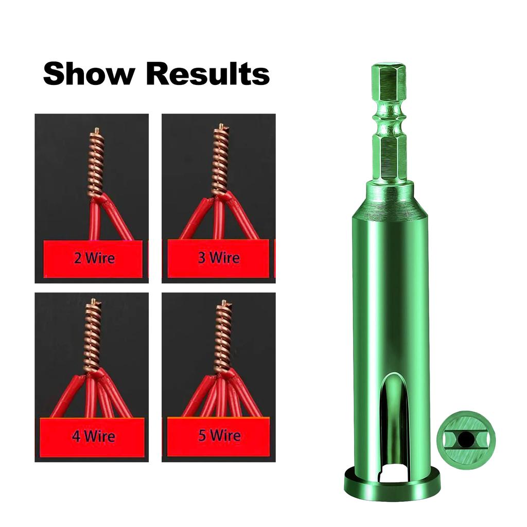 Automatic Peeling And Doubling Device for Electrician Steel Wire Twisting Tool Wire Stripper Tool