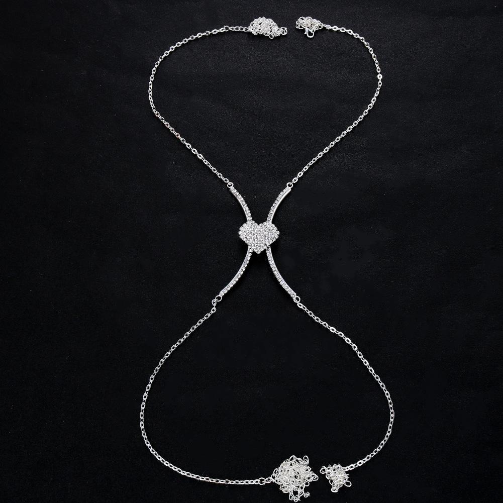 Stonefans Summer Delicate Angel Chest Bracket Bra Chain Crystal Rhinestone 2022 New Beach Coin Sexy Bar Present Bar Body Jewelry