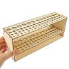 Wooden Frame Watercolor Brush Rack Household Cosmetic Brushes Shelf Desk Organizer  Art Tools