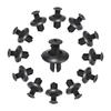 10/30/50/100pcs 8mm Plastic Rivets Fasteners Screw Car Bumper Fender Black Rivet Car Fastener Clips for Toyota Focus Kia Nissan Yamaha