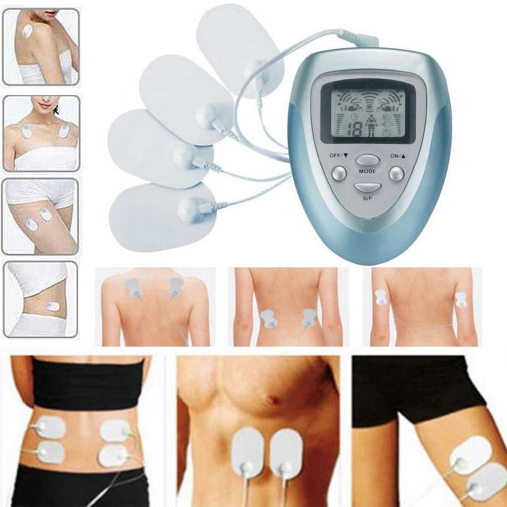 Многофункциональный ЖК-дисплей с цифровым дисплеем Tens Machine Цифровая терапия Электрический массажер для всего тела Обезболивание Портативный массажер для похудения