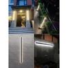 Modern Waterproof outdoor Long Strip LED wall lamps IP65 Aluminum Wall Light Garden porch Sconce Lights 110V 220V wall washer
