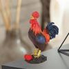 Chinese Rooster Figurine Resin Sculpture Collectible Modern Gift Farm Animal Statue